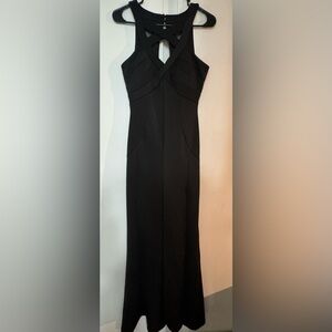 Party long black dress